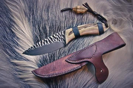 Custom Handmade D2 Steel Hunting And Skinning Knife