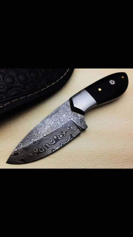 Damascus Handmade Skinning Knife