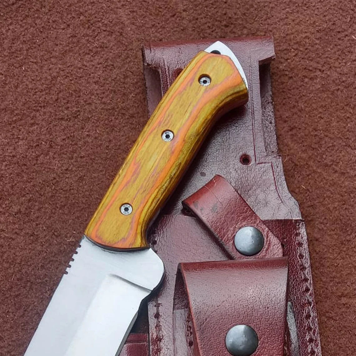Handmade D2 SteelHunting Knife