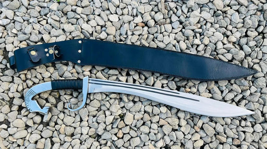 23 Inches Modern kopis knife-Hand forged Sword-Battle kopis-traditional sword-Balance oil tempered-leaf spring of truck-Ready to Use