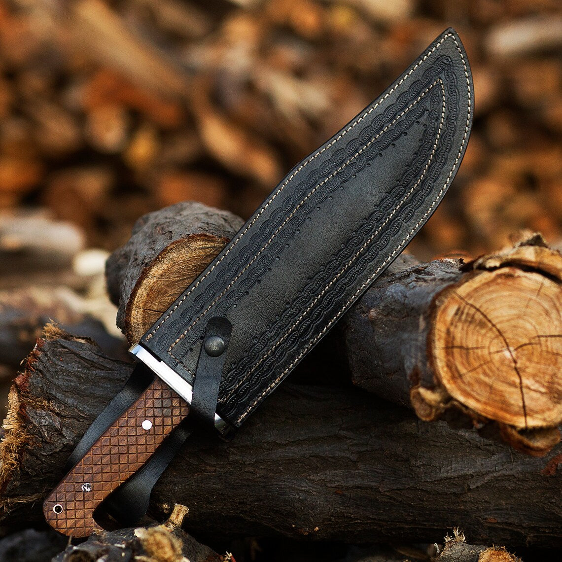 (Crocodile Dundee) Custom Handmade D2 Tool Steel Bowie knife