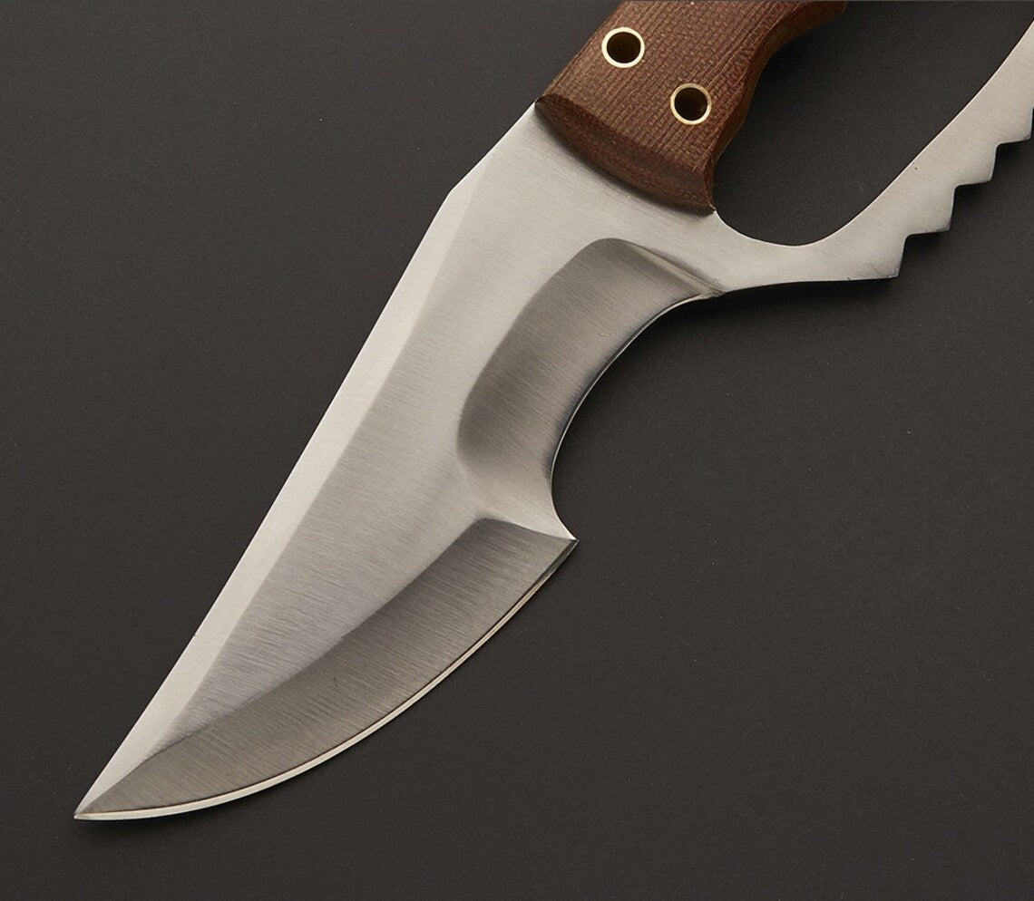 Custom Handmade D2 Steel Tracker Knife