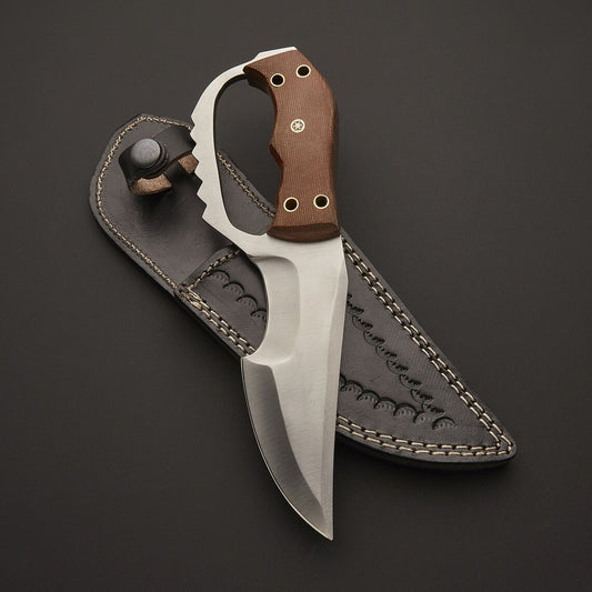 Custom Handmade D2 Steel Tracker Knife