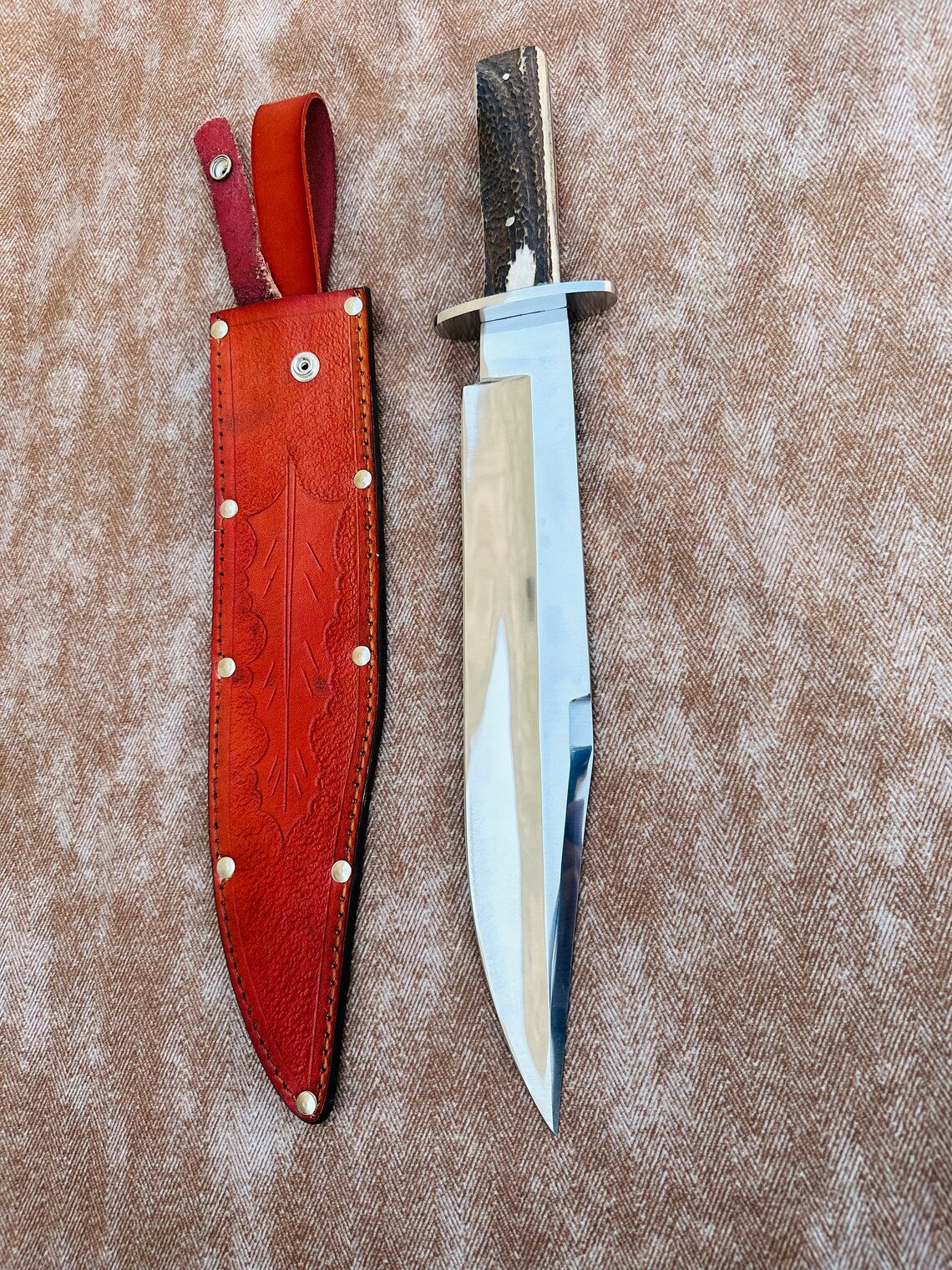 Custom Handmade D2 Steel Bowie Knife