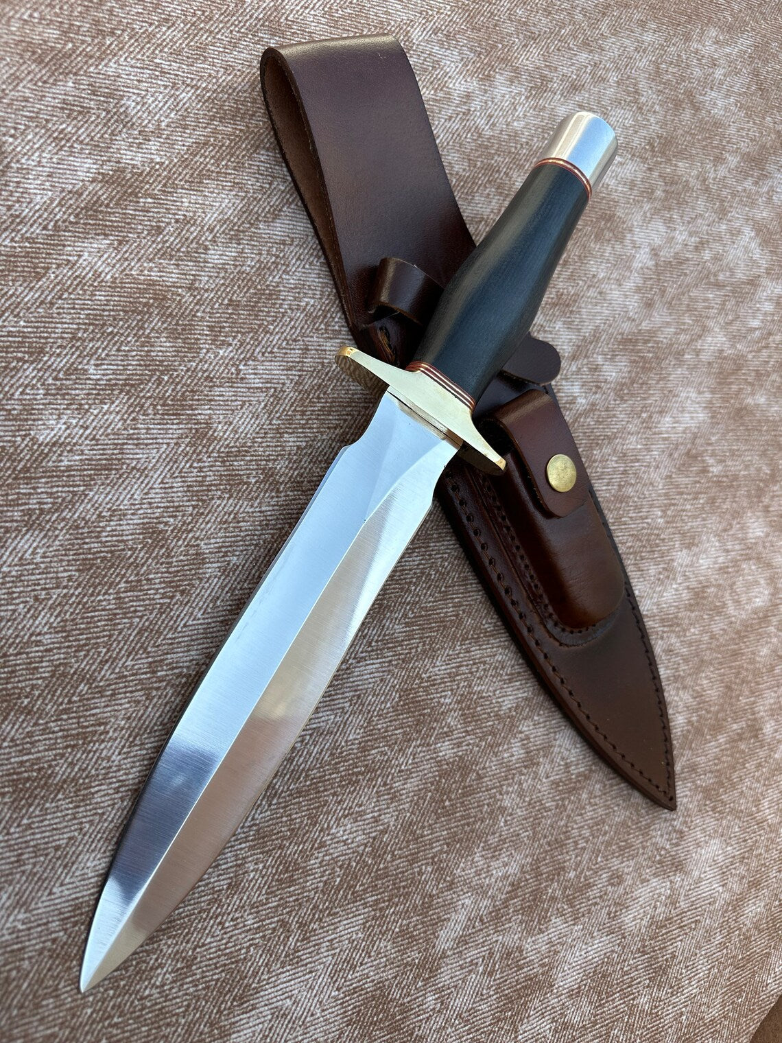 Custom Handmade D2 Steel Dagger Bowie knife