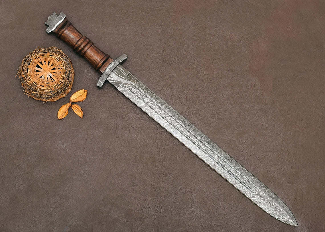 Custom Handmade Damascus Sword