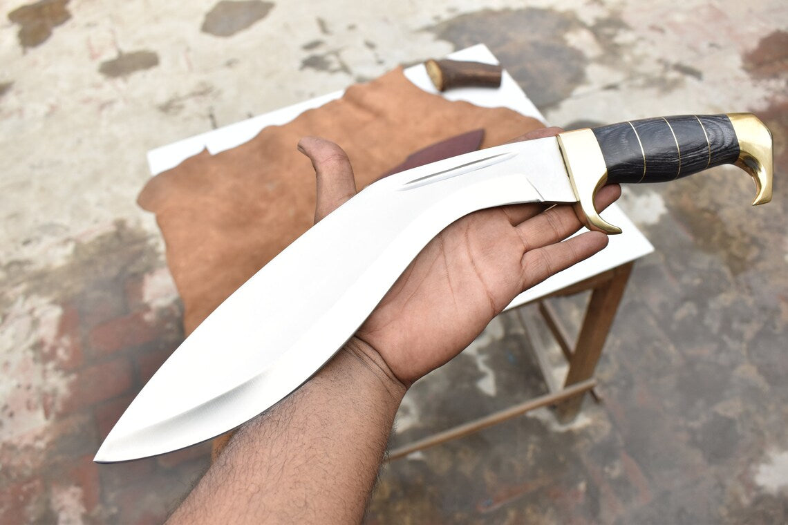 Custom Handmade J2 Steel Camping Kukri Knife