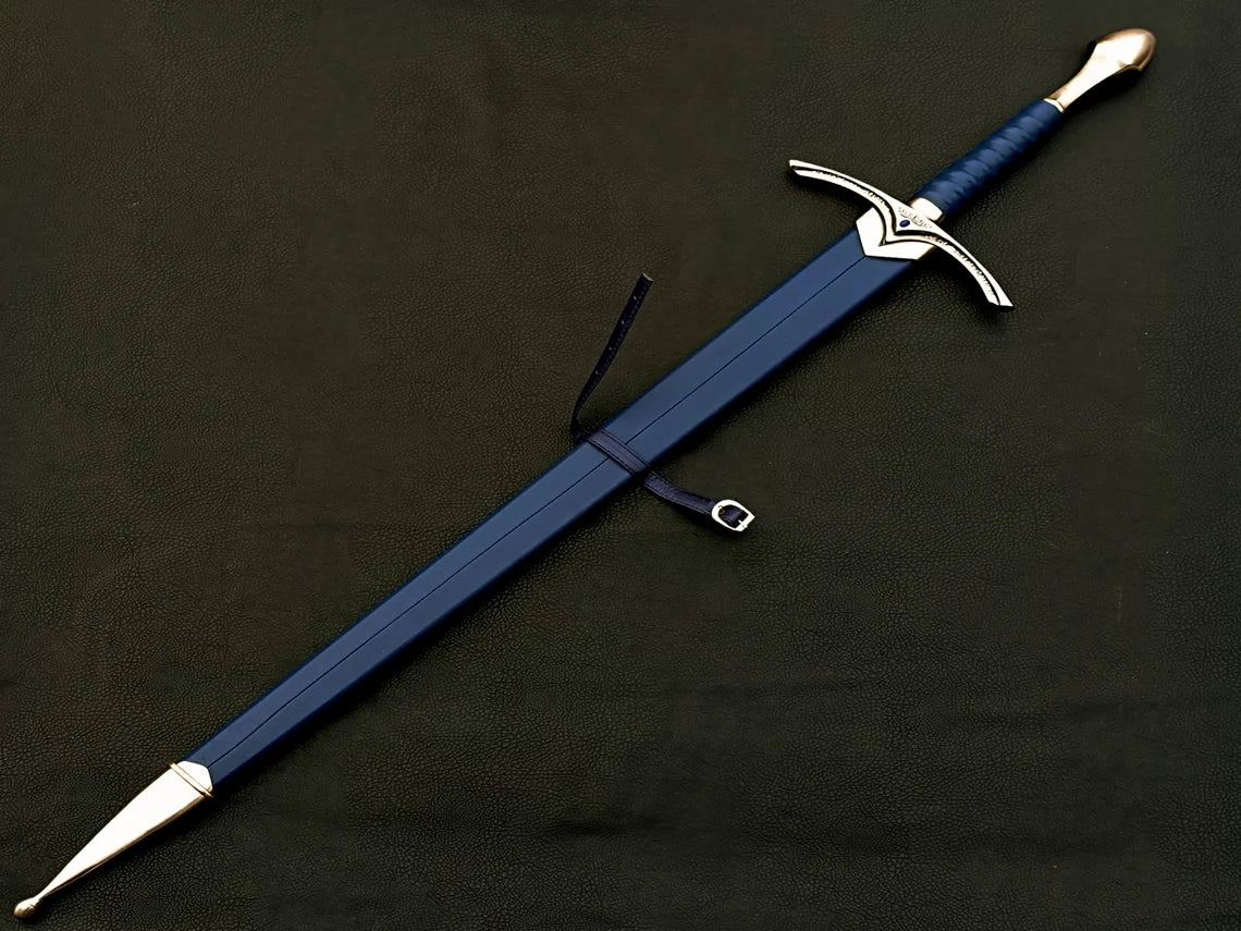 Gladding Sword of Gandalf Lord of The Rings, Custom Handmade Sword, J2 Steel Sword