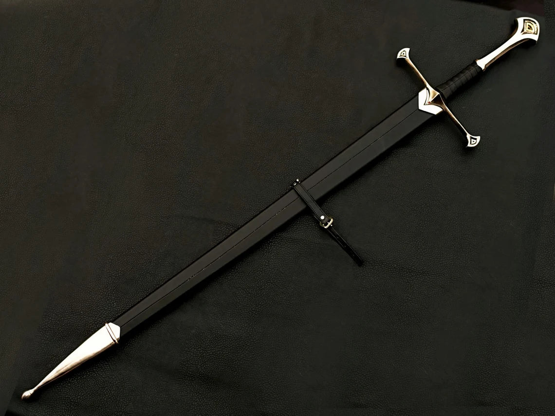 ANDURIL Sword of Strider | Custom Engraved Sword | LOTR Sword | NARSIL Sword