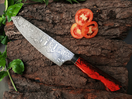 Handmade Damascus Steel Kitchen Chef Knife